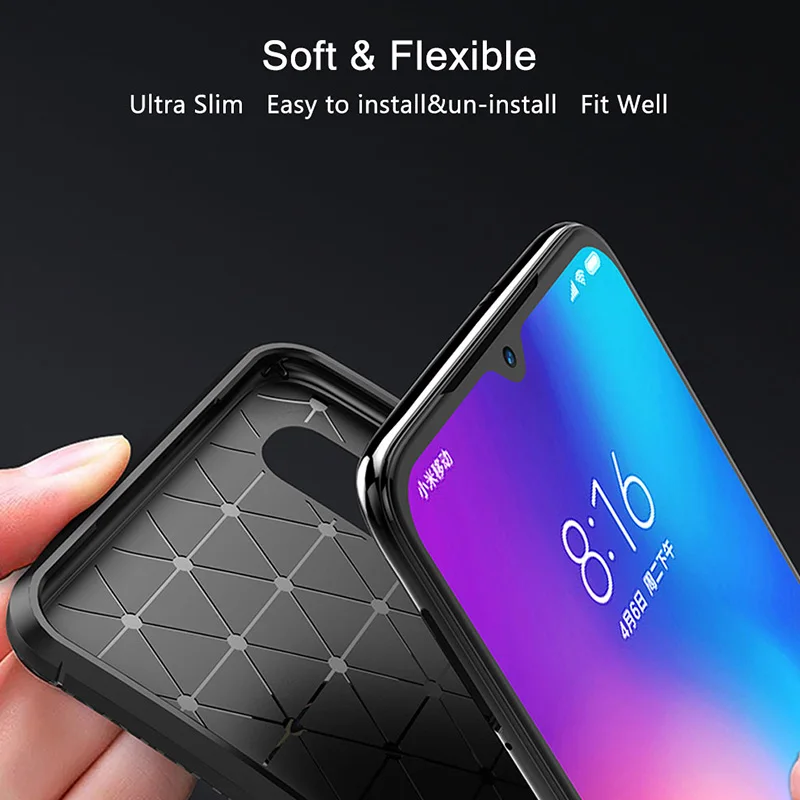 Raugee K20 Case For Xiaomi Redmi K20 Case Cover Shockproof Carbon Fiber Bumper Phone Case For Xiaomi Mi 9 Mi9 Se K20 Soft Cover Raugee K20 Case For Xiaomi Redmi K20 Case Cover Shockproof Carbon Fiber Bumper Phone Case For Xiaomi Mi 9 Mi9 Se K20 Soft Cover
