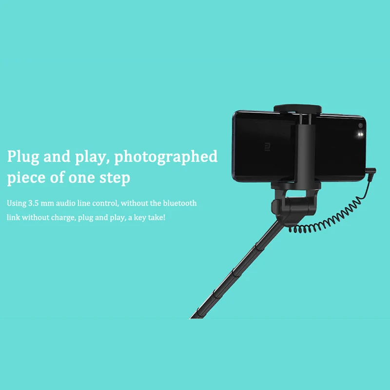 الأصلي شياو mi Selfie عصا السلكية Monopod mi مصراع حامل Selfi للتمديد ل IOS شاحن هاتف محمول يعمل بنظام تشغيل أندرويد الذكية ملصقا