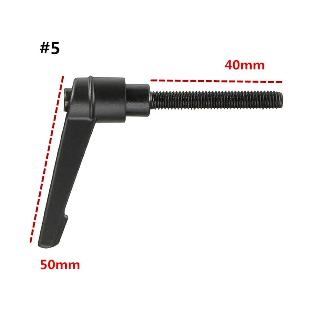 M6 рычаг с наружной резьбой Регулируемый Прочный ручной инструмент машинное оборудование ручка Зажимная цинковый сплав для дома