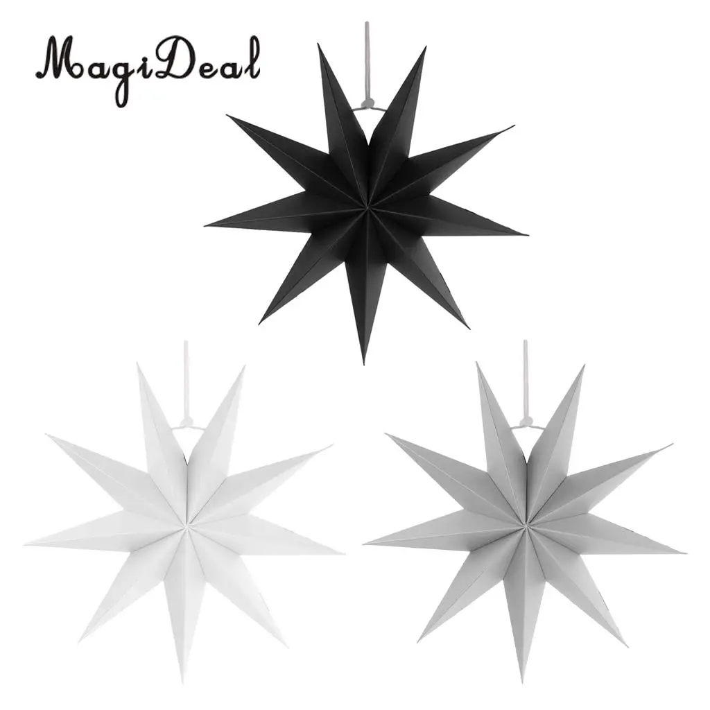 Paper Star Hanging Christmas  Home Party Decoration Wedding Prom Hanging