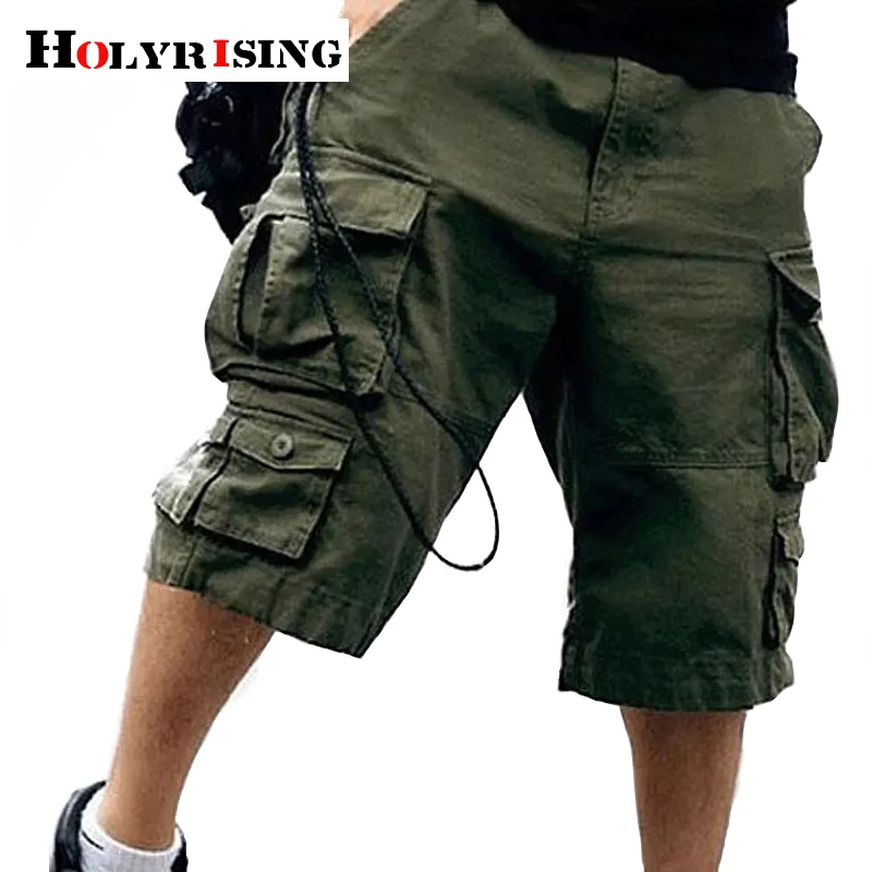 Holyrising Free belt Men 100% cotton short Multi Pocket Military Short Men Camouflage Cargo shorts trousers 11 Colors 18803-5 Holyrising Free belt Men 100% cotton short Multi Pocket Military Short Men Camouflage Cargo shorts trousers 11 Colors 18803-5