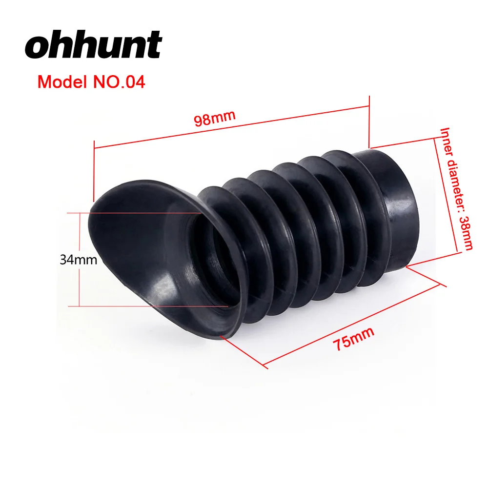 Ohhunt охотничий прицел, защита для глаз, резиновый, масштабируемость, зрение, тактический оптический прицел, Recoil, крышка объектива, наглазник