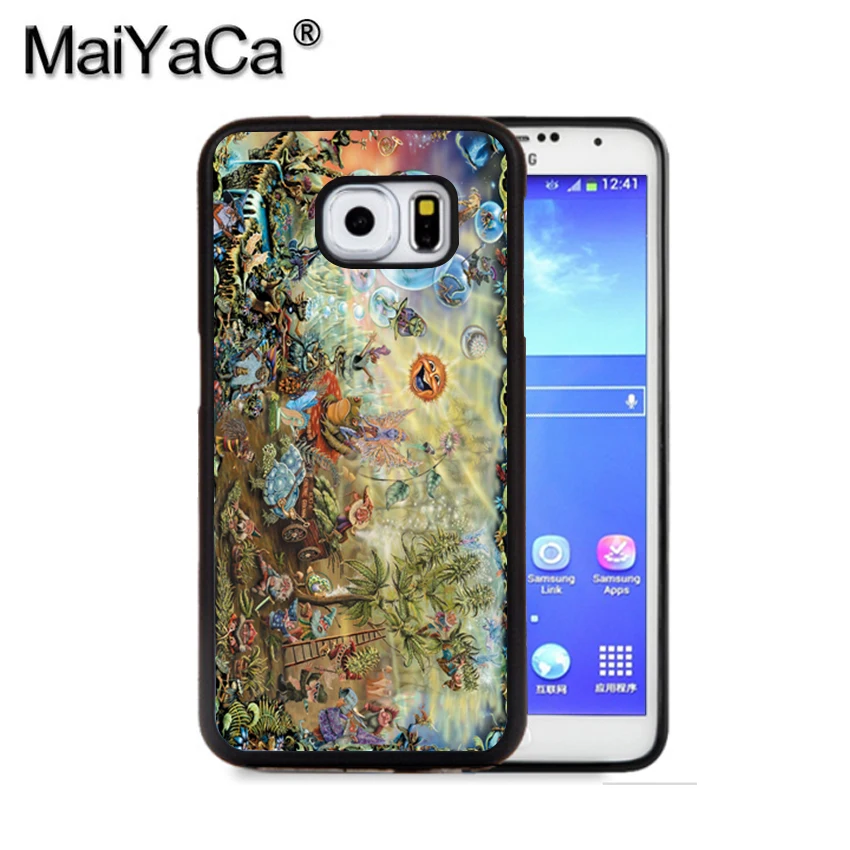 Maiyaca психоделический трип 9 Телефон чехол для Samsung S9 S8 плюс S7 S6 Edge Plus Примечание 8 7 5