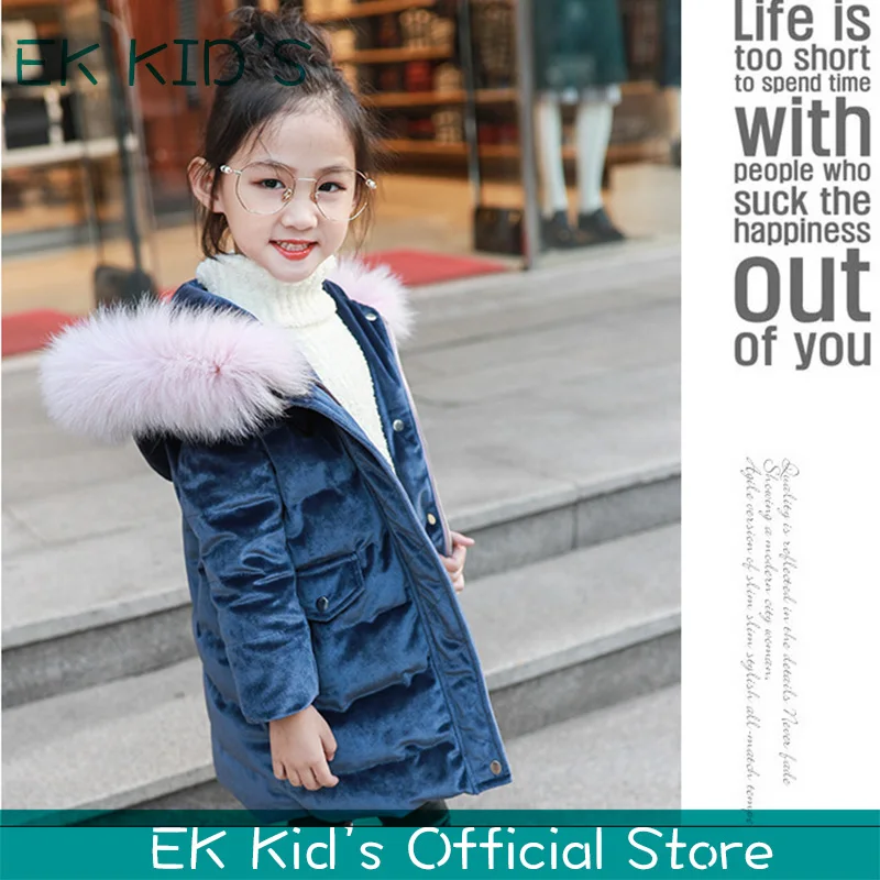 

2017 Outdoor jackets coat winter jacket for girls baby thick coat thick hooded outwear clothes Wholesale