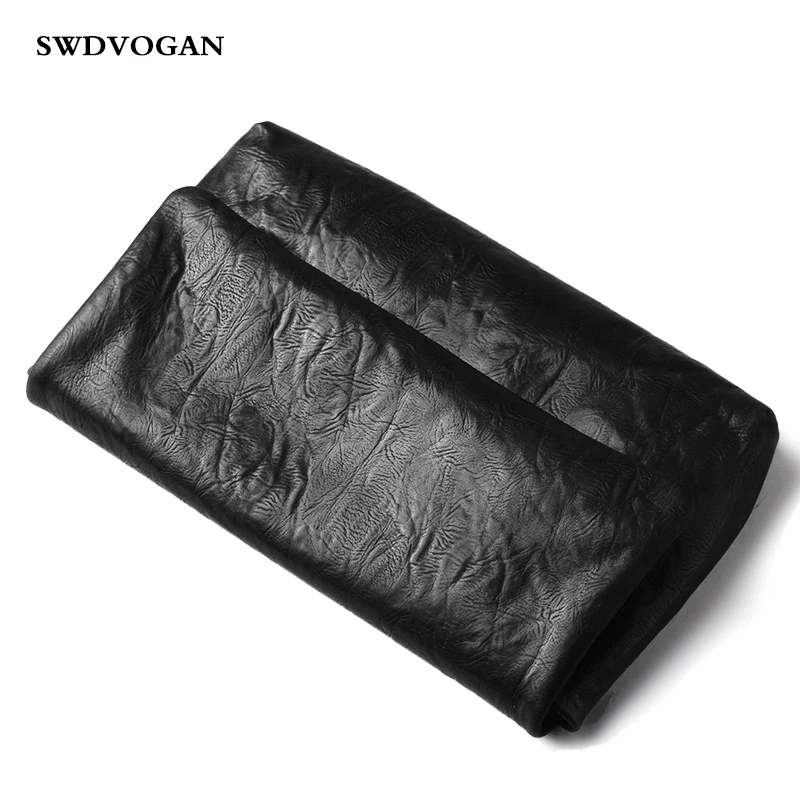 

Luxury Handmade Hand Clutch Wallet For Men Purses Cow Retro Genuine Leather Male Clutch Handbag Big Capacity Envelope Bag Soft