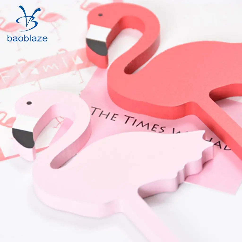 Cute Cartoon Flamingo Wall Hooks Clothes Key Hanger For Kids