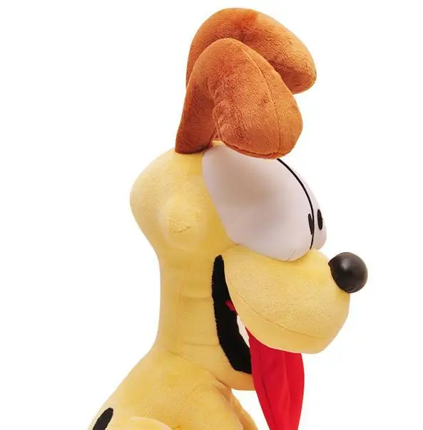 

KAWAII handmade cartoon figure stuffed Animal soft cat garfield DOG ODIE plush toy doll for girl friend birthday Christmas Gift