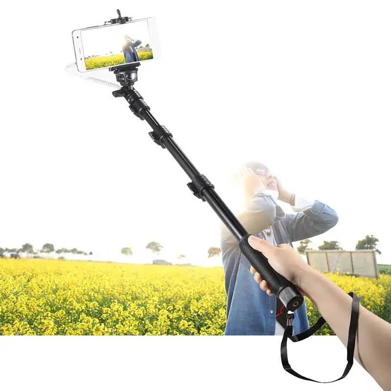 YUNTENG Wired Selfie Stick Monopod with Phone Clip For Smartphones Gorpo Camera (2)