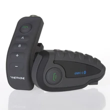 bt interphone motorcycle bluetooth interphone Bluetooth Intercom FM Raido 5 Riders interphones Talk 1000M Good quality