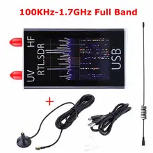 Mini Full Band UV HF RTL-SDR USB Digital Mobile TV Tuner Receiver 100KHz-1.7GHz / R820T+8232 Ham Radio with Antenna for Phone PC