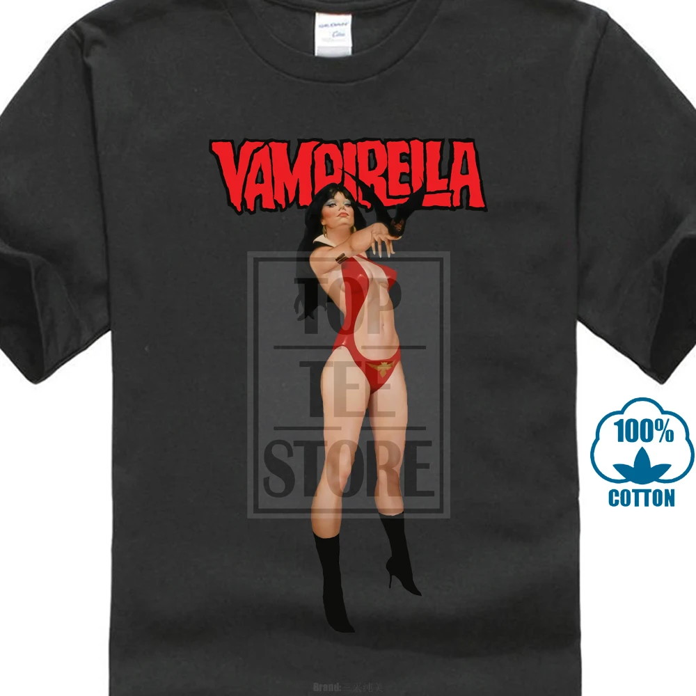 Vampirella V2 постер фильма футболка черный все размеры S 4Xl