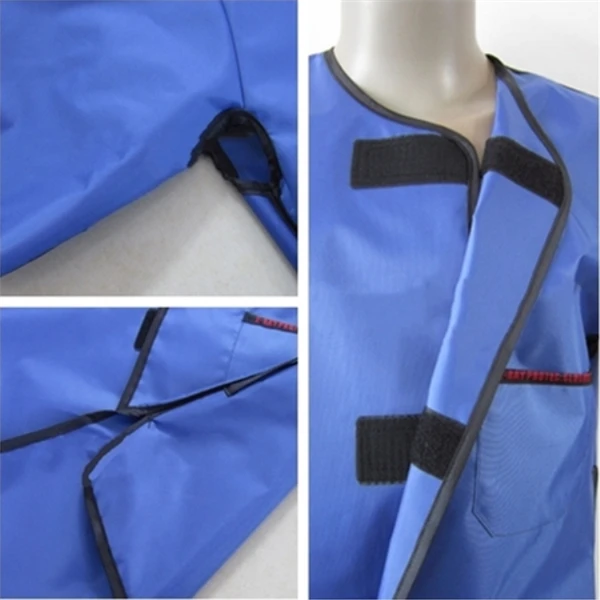 Гамма-лучи и рентгеновские Защитные Куртки с короткими рукавами медицинские использование ионизирующей радиационной защиты 0,5 mmpb свинцовая резиновая одежда