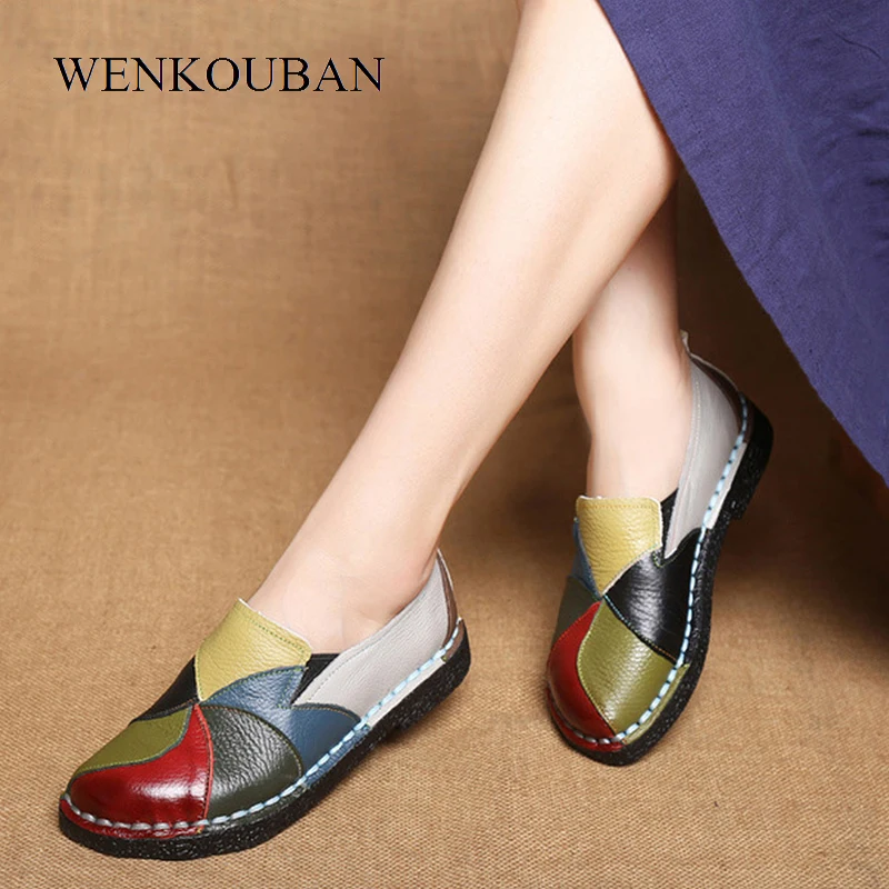 Designer Women Shoes Genuine Leather Flats Ladies Loafers Summer Moccasins Female Slip On Casual Driving Shoes Chaussure Femme Designer Women Shoes Genuine Leather Flats Ladies Loafers Summer Moccasins Female Slip On Casual Driving Shoes Chaussure Femme