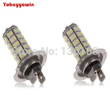 2 pces lampada led h7 px26d led 6500k 68 leds-imagem do carro