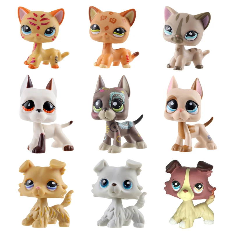 

Real Pet Shop LPS Toy Dog Sparkling Eyes Short Hair Kitty Action Figure Multi Style Free Shipping Novelty Toys