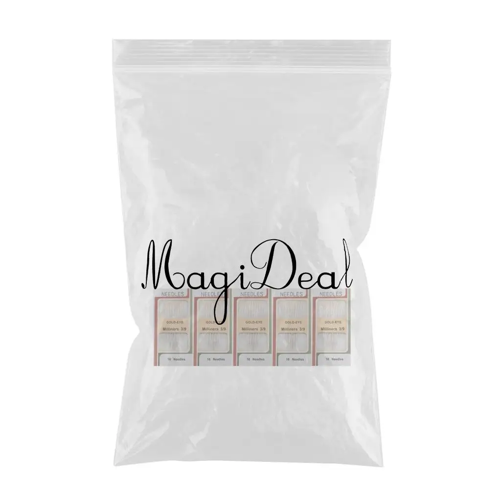80pcs Useful Hand Sewing Stitches Needles Self Threading Easy to Thread Pins