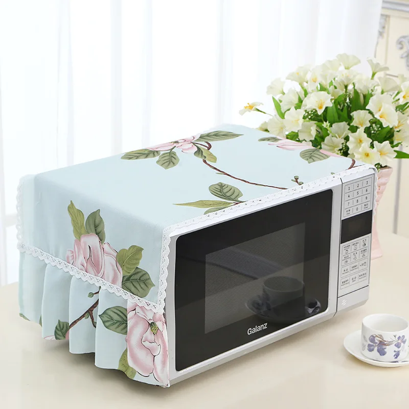 SRYSJS Simple Flowers Microwave Oven dust covers shield Microwave Oven