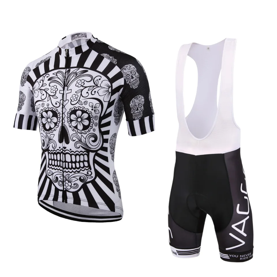 skeleton cycling shorts