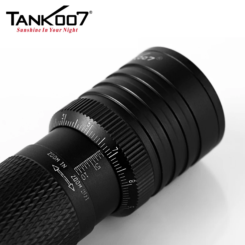 TANK007 TK737 зум свет велосипеда 5 режимов Linterna Фонарик светодиодный Cree XR E T6 500 люмен
