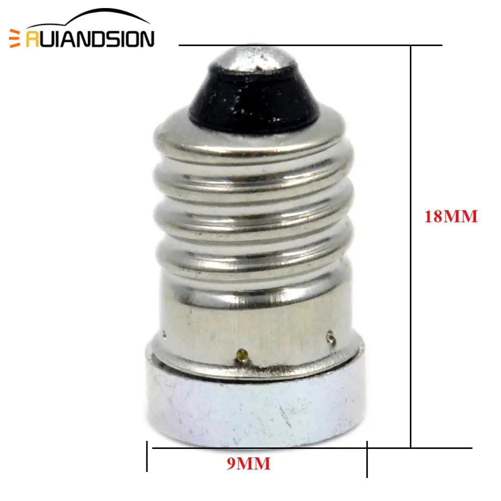 2x1 5 W 3V 6V 12VDC E10 база 3030 светодиодный обновленная лампа замена для фар Фонари фонари