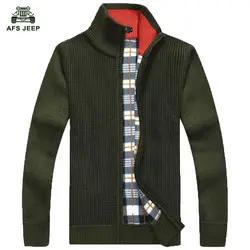 Бесплатная доставка AFS джип брендовый свитер мужской 2018 мужской модный брендовый Мужской дизайнерский тонкий кардиган стрейч мужской