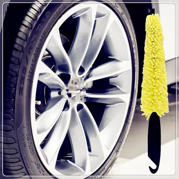 

Car Wheel Wash Brush Handle Rim Tire Washing Auto Scrub Tool for BMW 335is Scooter Gran 760Li 320d 135i E60 E36 F30 F30