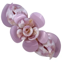 Grande de la flor del barrette del pelo clip para mujeres niñas joyería de la boda de cristal austriaco accesorios HB05 dropship venta al por mayor
