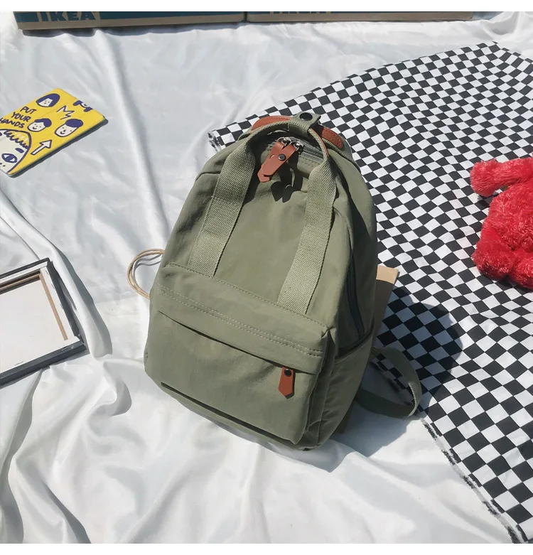 Bag bag female Korean high school students backpack ins wind ancient campus fashion small backpack