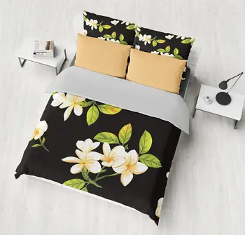 

New Beautiful 3D Flower Pattern Bedding Set Bed sheets Duvet Cover Bed sheet Pillowcase