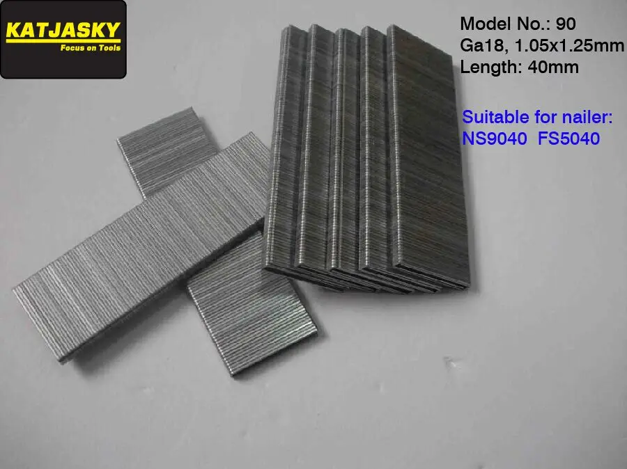 

40mm staples crwon nails for NS9040, F5040 air stapler pneumatic nailer stapler,crown nail, U nails 1000pcs/lot