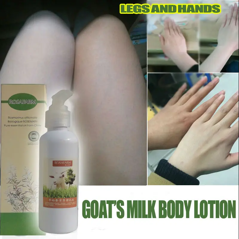 200ml goat's milk body lotion Moisturizing black skin Anti-chapping free shipping |