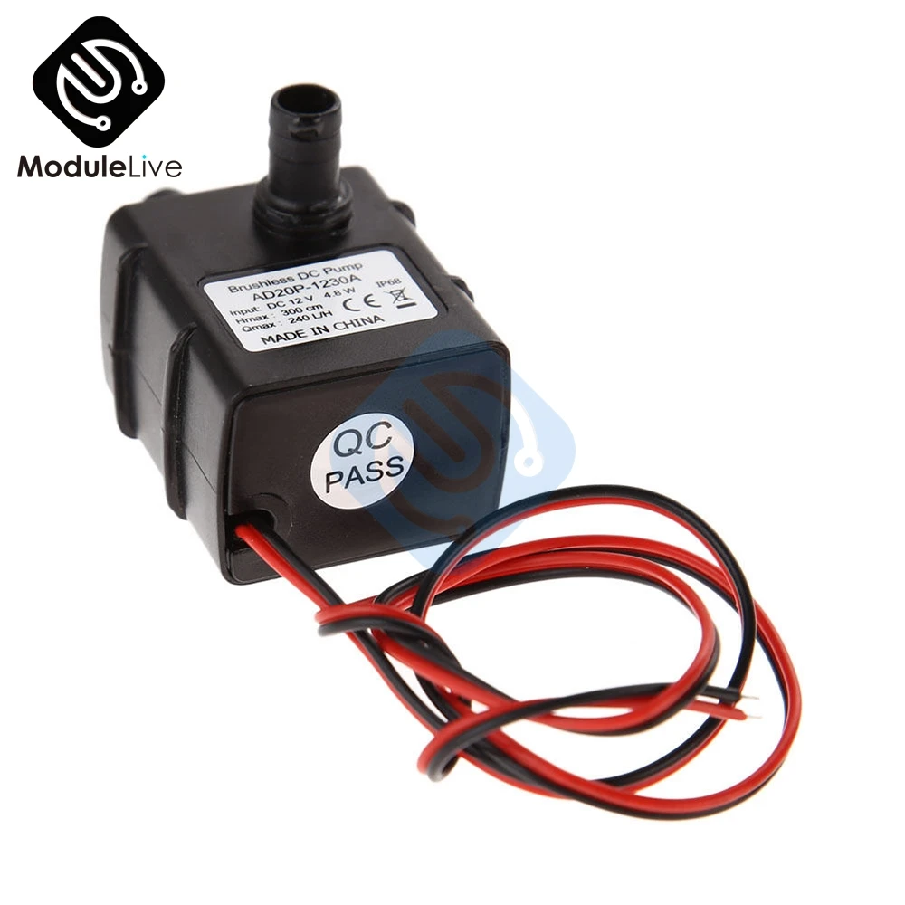

DC 12V Hydroponics Heating Mattress Food Mdical Super Sound-off Water Cooling Cycle Brushless Pressure Boost DC Pump