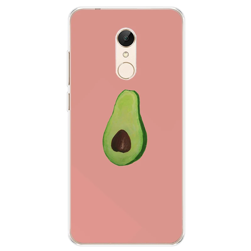 Милый чехол с авокадо и едой мягкий силиконовый 2018 из ТПУ для телефона xiaomi 4 5 6 6X 8