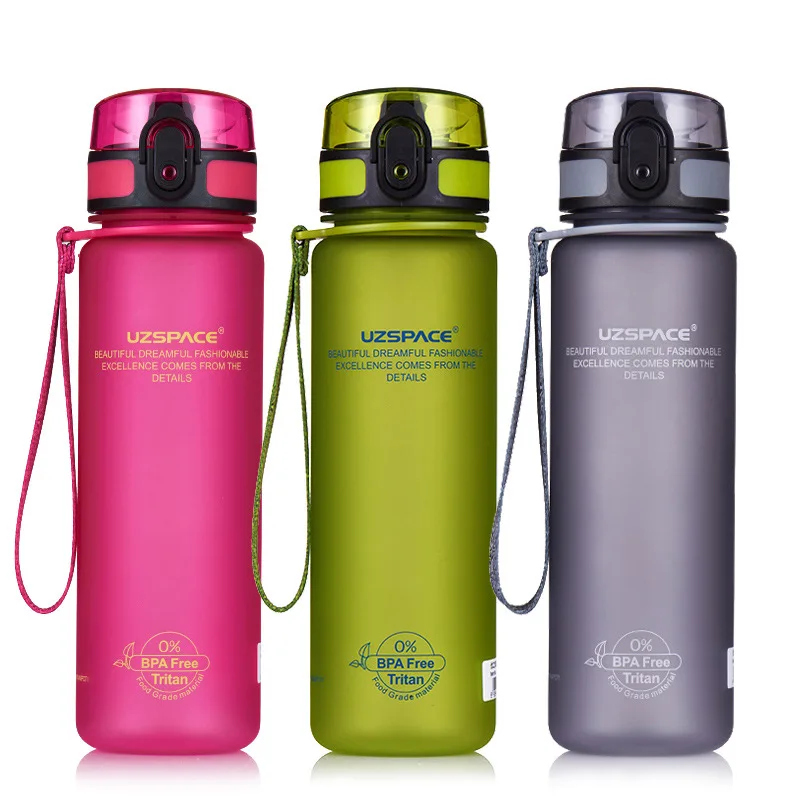 

YIBO 1Pcs Sport Bottle Outdoor Portable Large Capacity Leakproof Sports Cup Student Small Caliber Direct Drinking Kettle