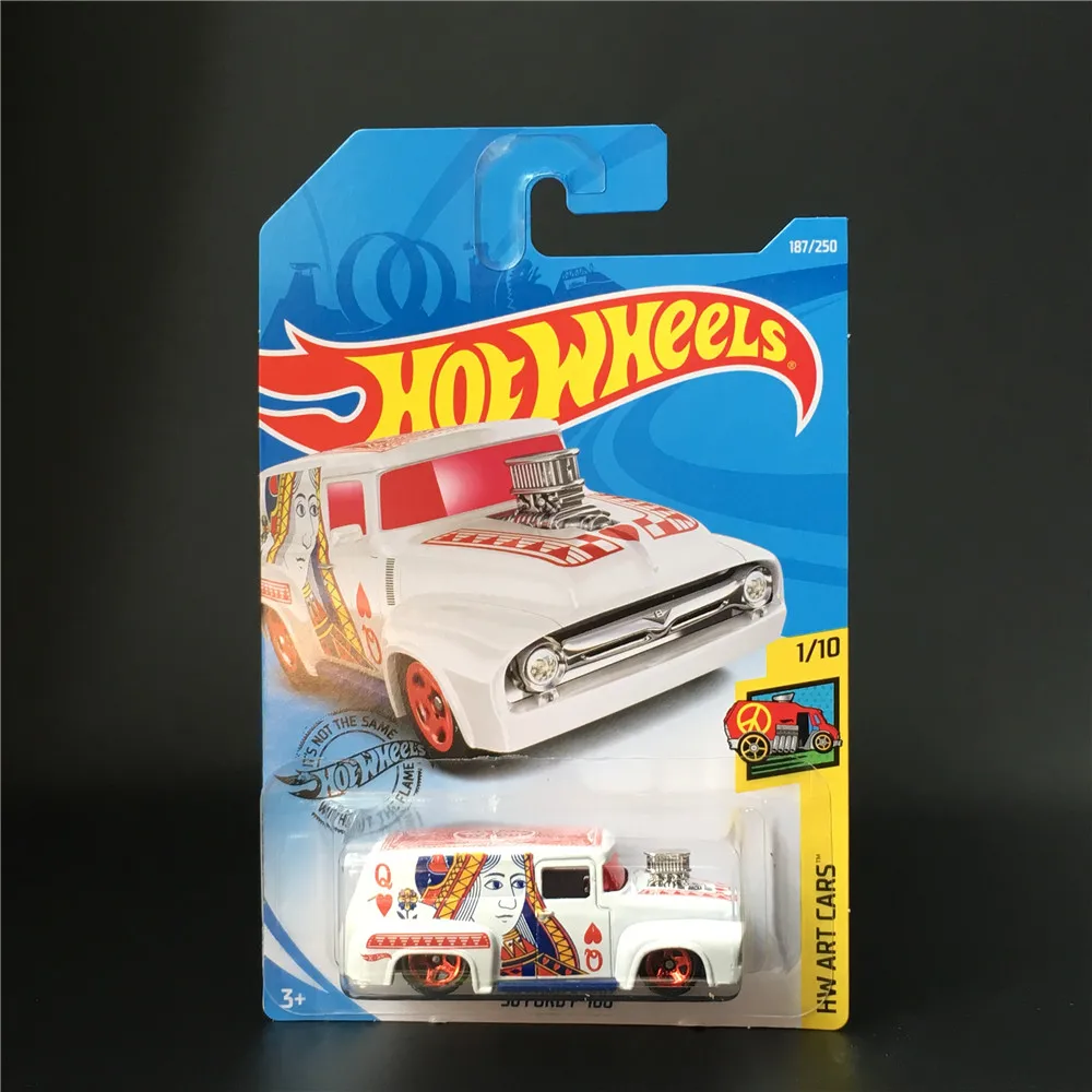 

2019 Hot Wheels 1:64 Car 56 FORD F-100 Collector Edition Metal Diecast Cars Collection Kids Toys Vehicle For Gift