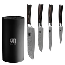 XYj Brand 7Cr17 Stainless Steel font b Knife b font 3 5 Inch 5 Inch 5