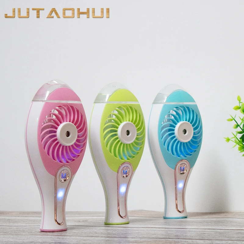 

Portable USB Fan Cooler Mini Handy Small USB Cooling Fan Desk Pocket water mist fan cooling air humidifier