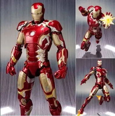 

Avengers Iron Man 2 SHF MK43 superalloy joint iron man can do hands-on Decoration