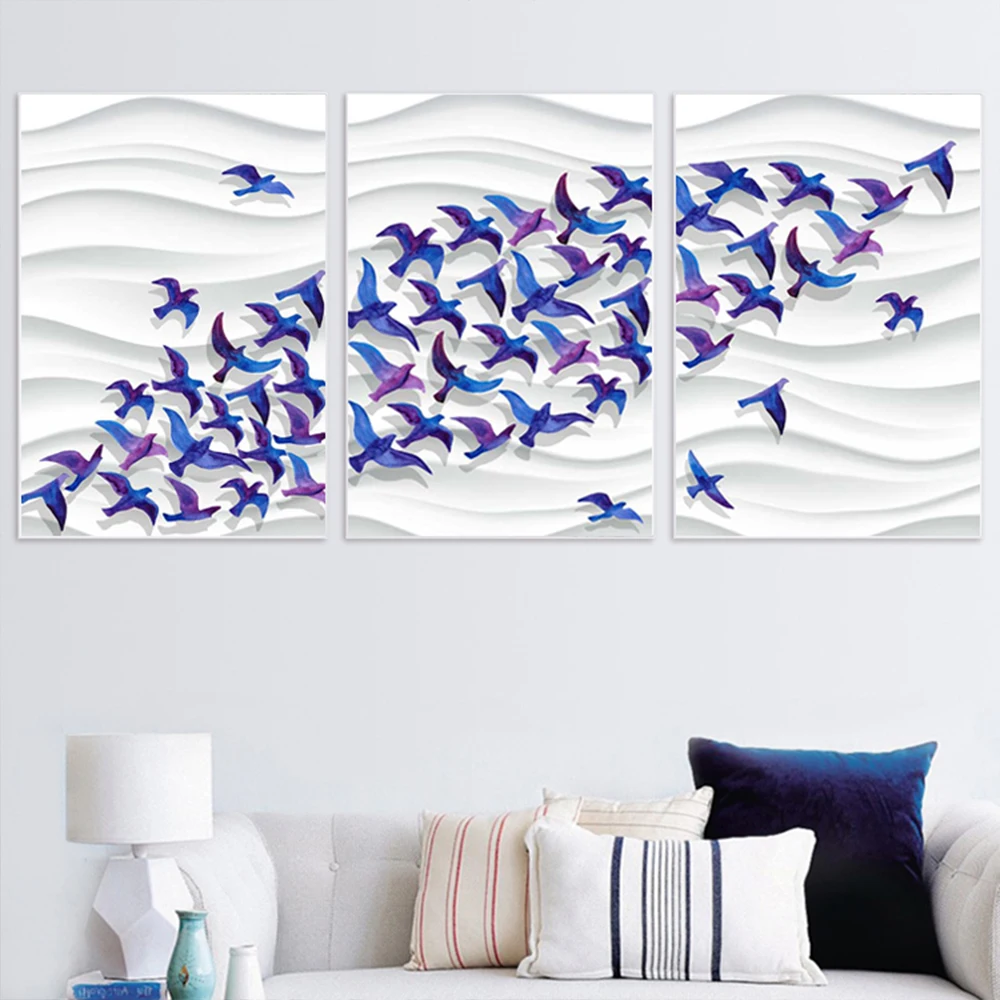 

Nordic Minimalist Bird Decorative Painting Aviary Wall Art Posters And Prints Home Living Room Decoration Canvas Painting