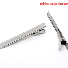 Doreen Box hot-20 Серебряных тонов зубец заколки для волос 77x16 мм(B10850