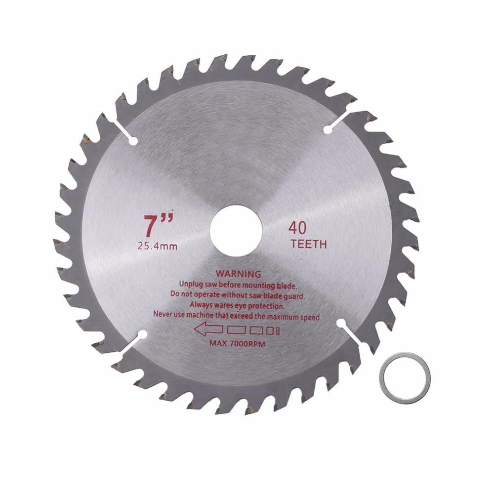 

4/7inches 40T Teeth Cemented Carbide Circular Saw Blade Wood Cutting Tool Bore Diameter 20mm Wood Cutting Power Tool Accessories