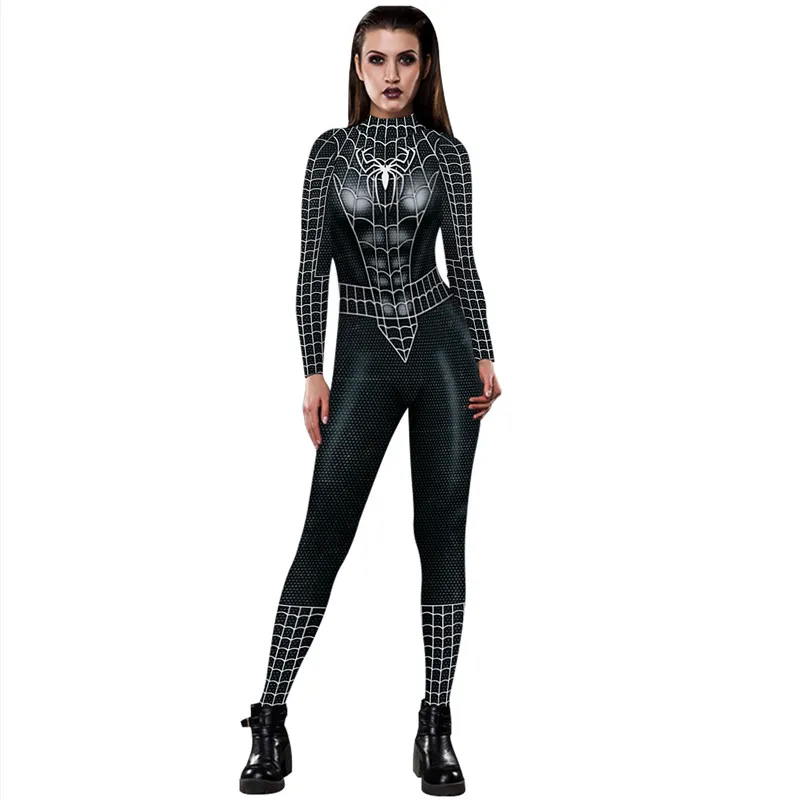 3D леопардовый женский боди супергеройский, для косплея, комбинезон в стиле хип-хоп, сексуальный комбинезон с длинными рукавами, модные комбинезоны женский комбинезон