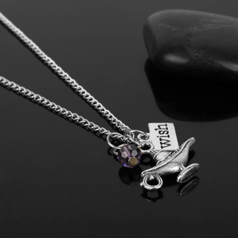 MQCHUN Aladdin Magic Lamp Pendant Aladdin Princess Jasmine A Whole New World Wish Logo Crystal Women DIY Jewelry -30 MQCHUN Aladdin Magic Lamp Pendant Aladdin Princess Jasmine A Whole New World Wish Logo Crystal Women DIY Jewelry -30