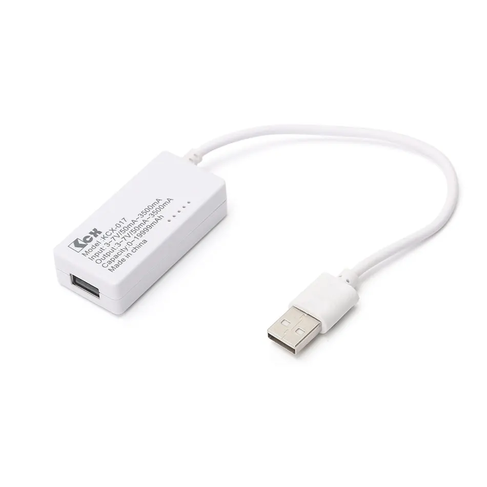 Мини тестер USB для телефона измеритель емкости ЖК экрана напряжения тока