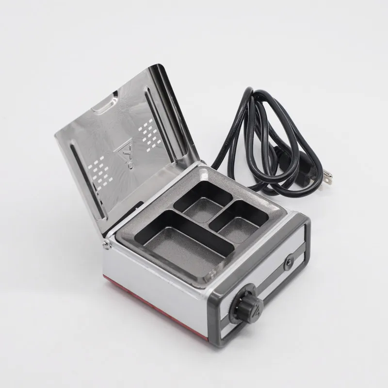 Wax Heater Machine 3 well Wax Heating Analog Dipping Pot For Dentistry