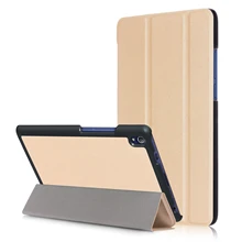 Cubierta de la caja para 2016 Lenovo Tab 3 Plus 8 P8 TB-8703F TB-8703N 8 pulgadas Tablet Folio stand Funda de cuero de LA PU caso de la cubierta + free