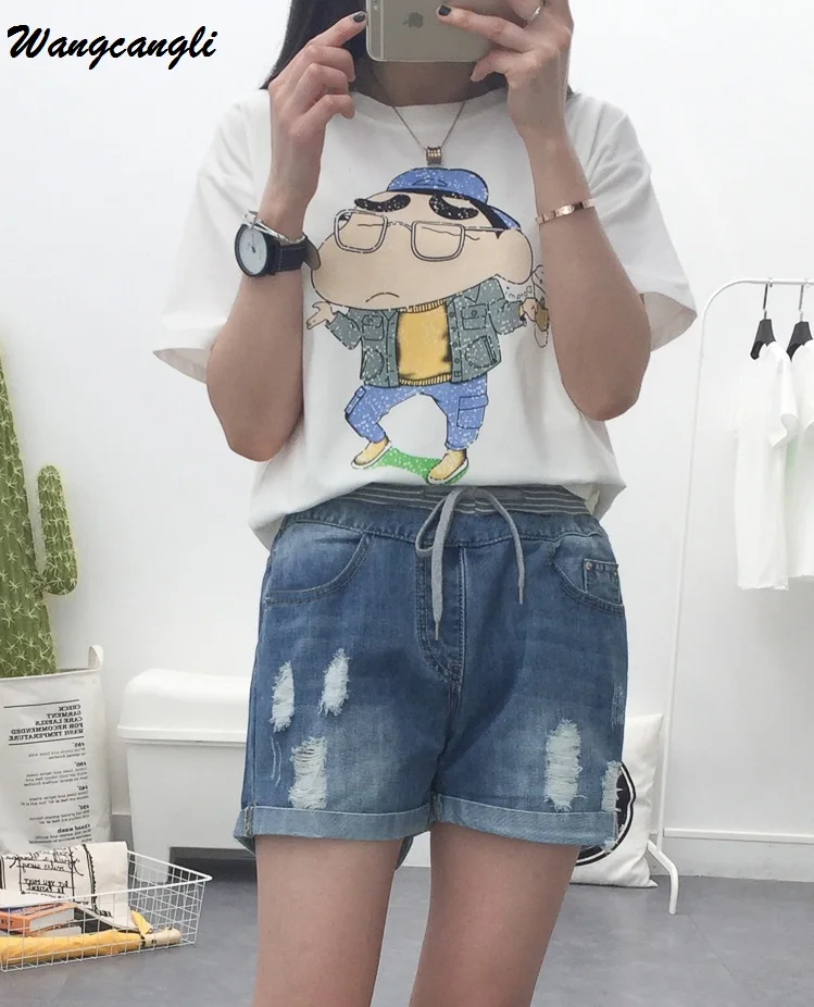 Wangcangli Shorts Pants For Women Drawstring Points