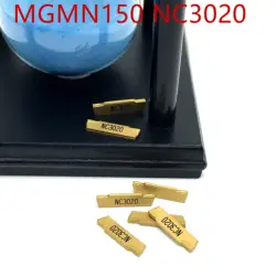 10 шт. MGMN150 NC3020 Карбидное лезвие токарный фрезерный станок с ЧПУ инструмент долота полуточная обработка MGMN 150