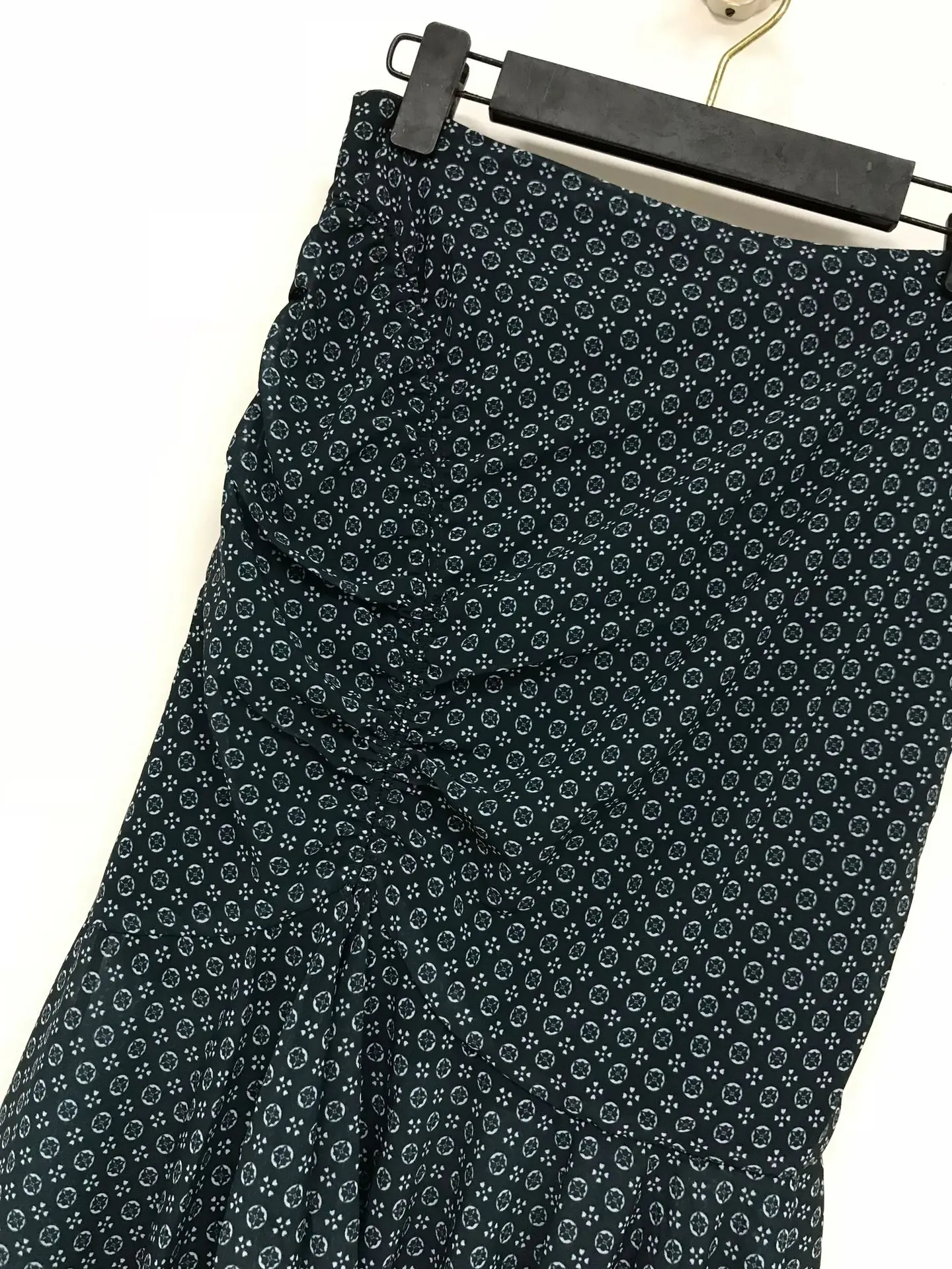 Light Conception Cordon Fishtail De jaune Demi taille Point Femmes Haute Vague Nouvelle Mousseline Green En jupe FrqFO