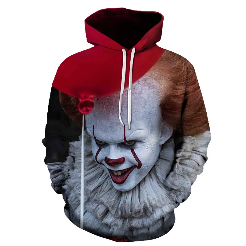 

2019 new Suicide squad Joker 3D Hoodies Sweatshirts Men Brand Tracksuits Printed Pullover Hooded Coat Funny Hoody